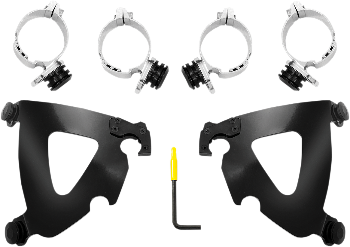 Memphis Shades Road Warrior Mounting Kit - Black - FXLR