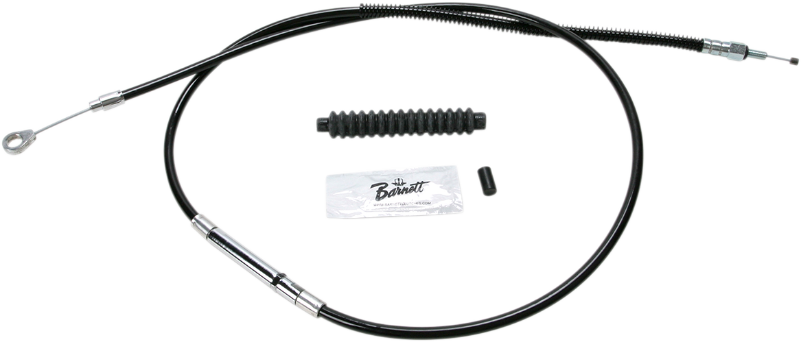 Barnett High-Efficiency Black Vinyl Clutch Cable - +6" Size