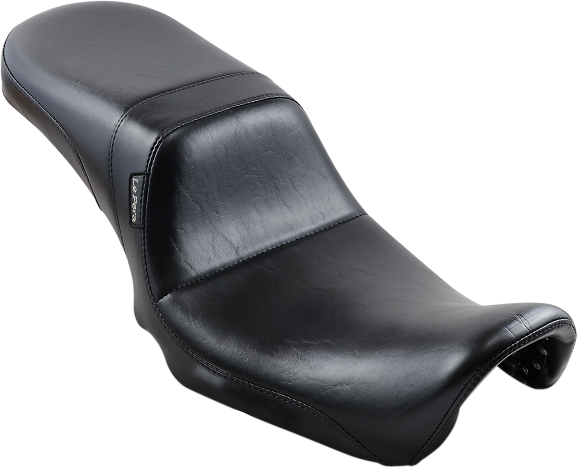Le Pera Daytona 2-Up Seat - Without Backrest - Smooth - Black - Dyna '06-'17