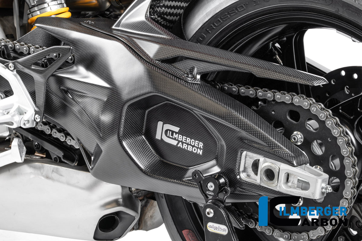 Ilmberger Carbon Swingarm Cover Left Ducati Panigale V4 2025-2026 - Matte / Plain