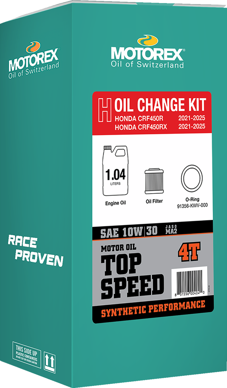 Motorex Oil Change Kit - Honda CRF 450 - 10w-30
