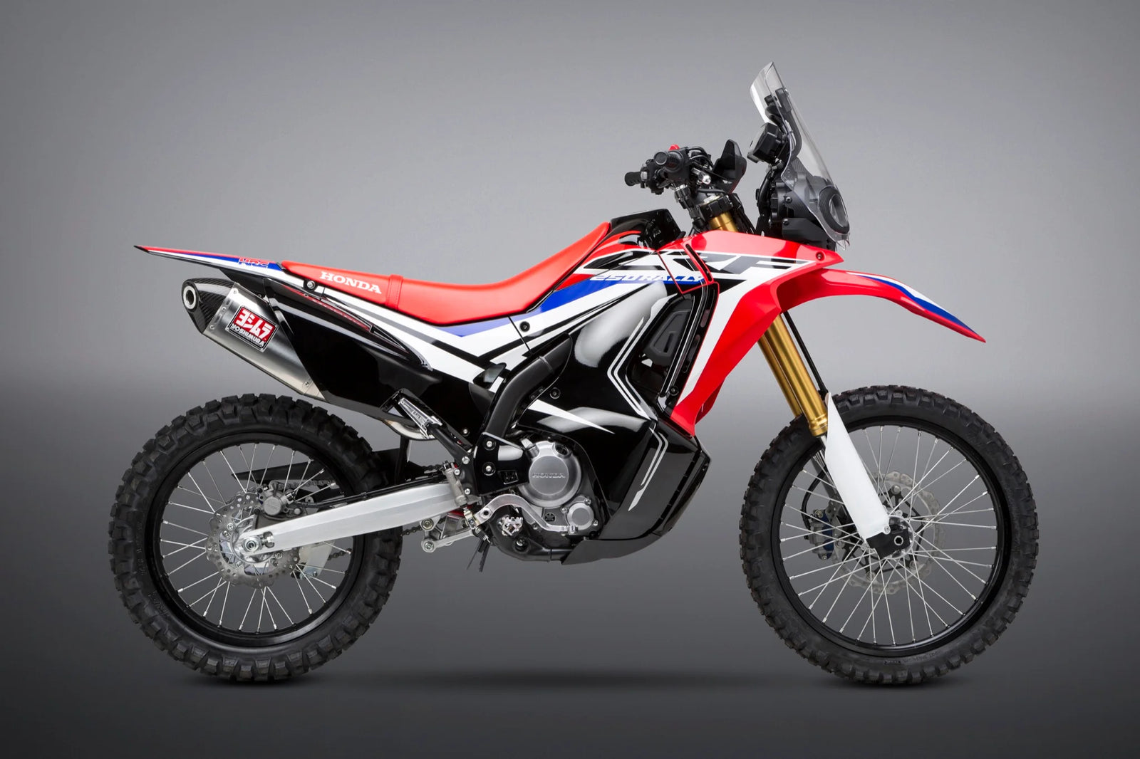 Yoshimura CRF250L/Rally 17-20 Race RS-4 Stainless Slip-On Exhaust, W/ Stainless Muffler