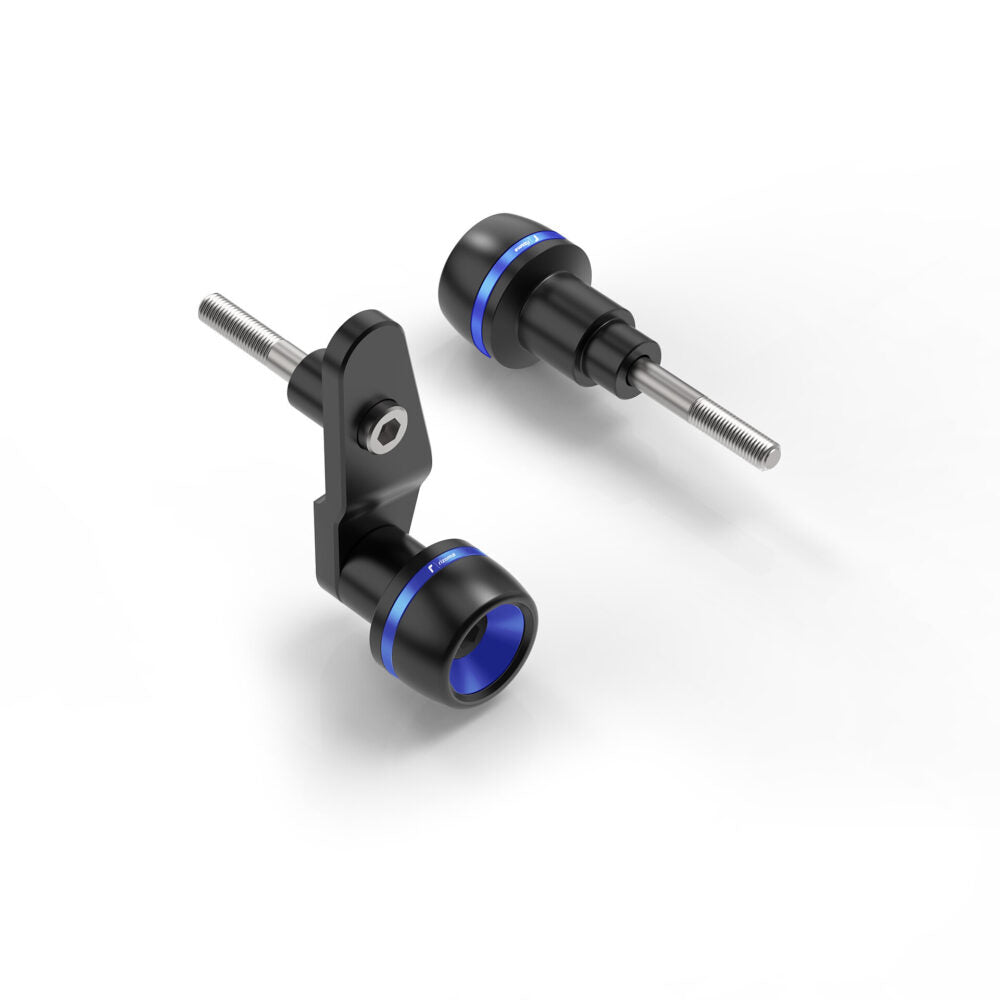 Rizoma Side Sliders Kit - Blue / Left / Right