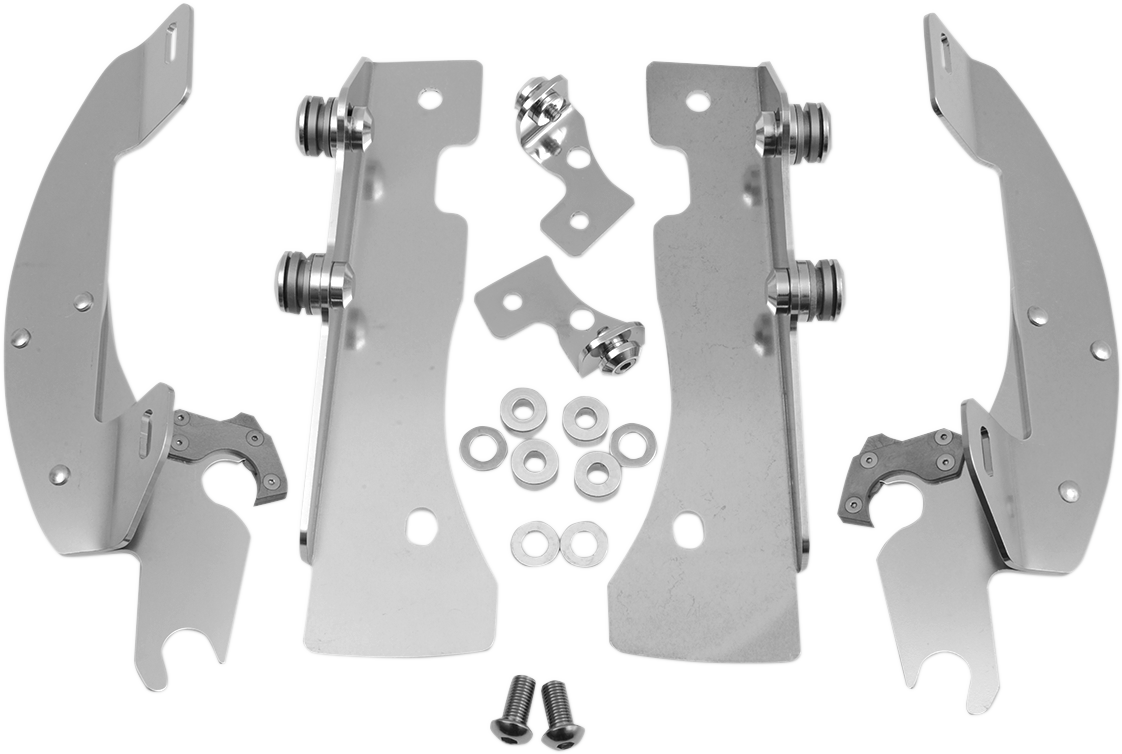 Memphis Shades Batwing Trigger Lock Mounting Kit - XV 1600/1700 - Polished