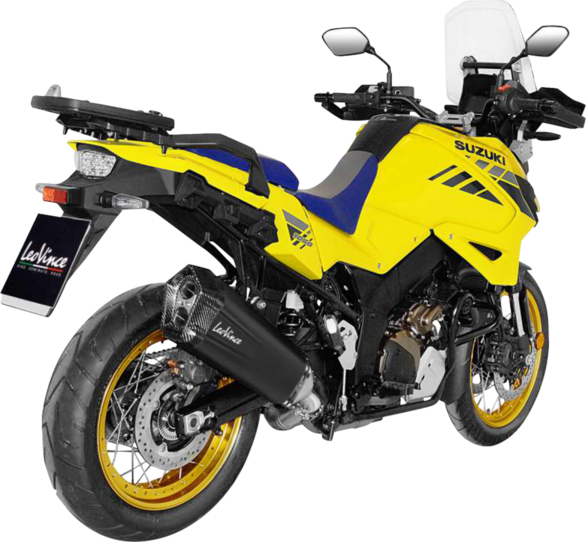 LeoVince LV-12 Slip-On Muffler - Black - V-Strom 1050