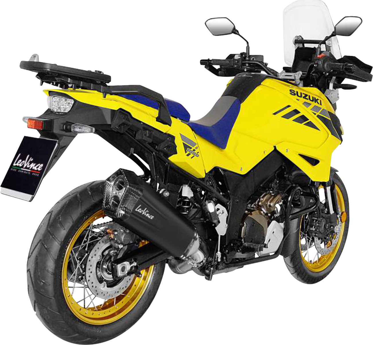 LeoVince LV-12 Slip-On Muffler - Black - V-Strom 1050