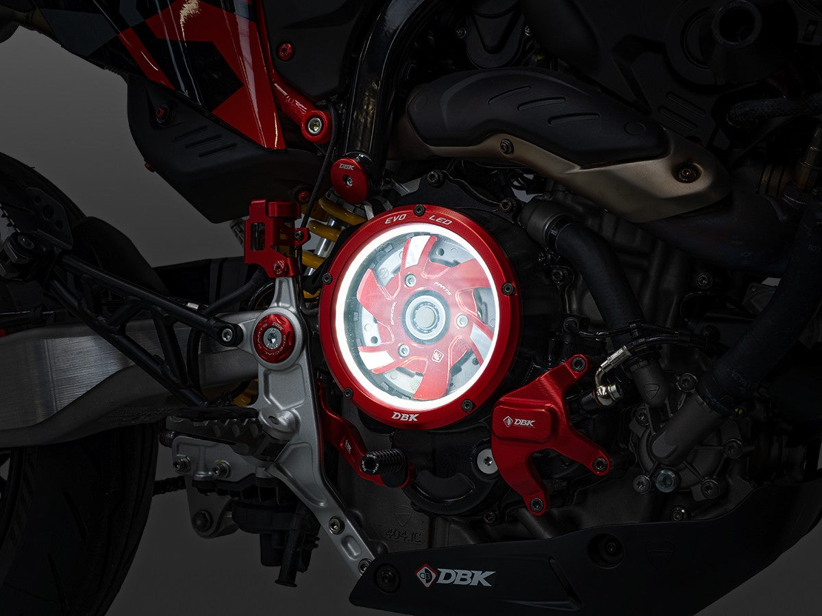 CCDVL15 - DUCATI HM 698 MONO CLEAR CLUTCH COVER 3D-EVO LED