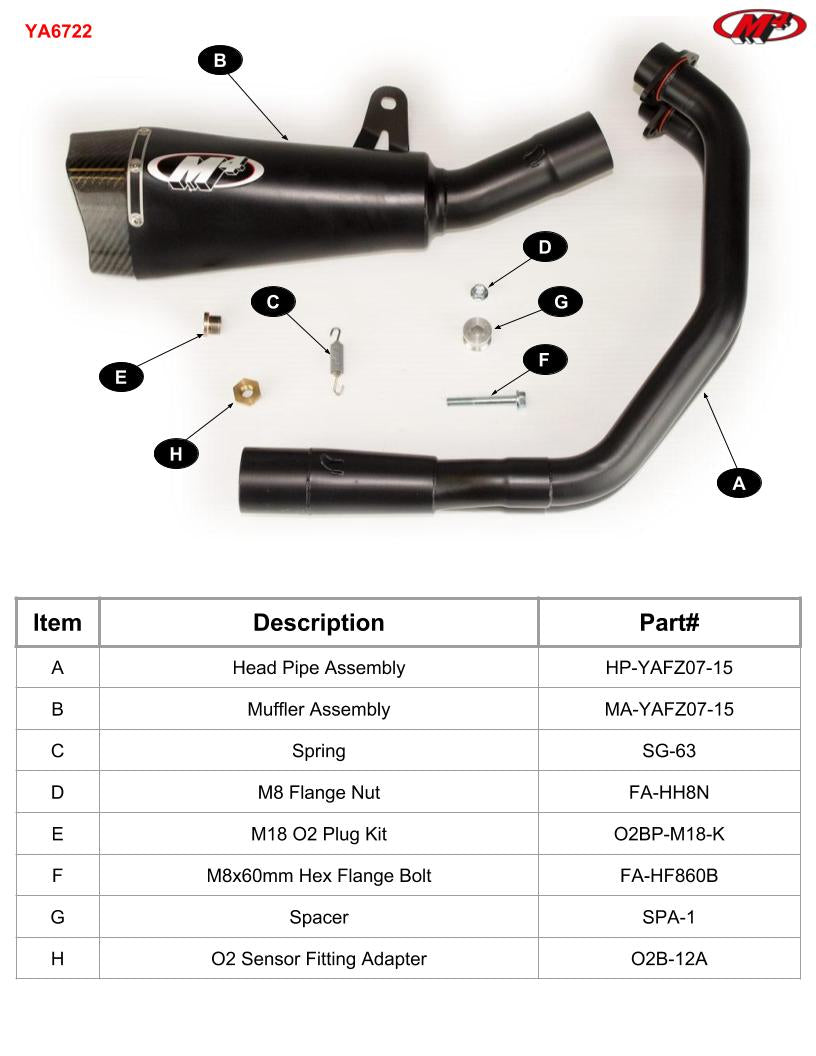 M4 Exhaust YA6722