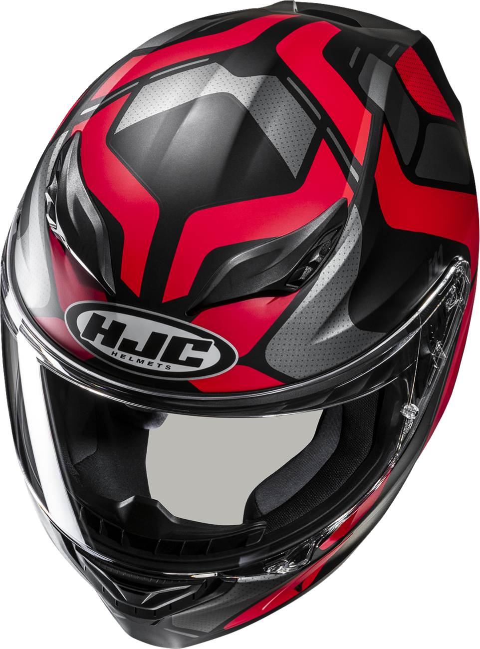 HJC I11 Plus Sub Helmet - Black / Gray / MC1SF / Matte / Red / 3XL