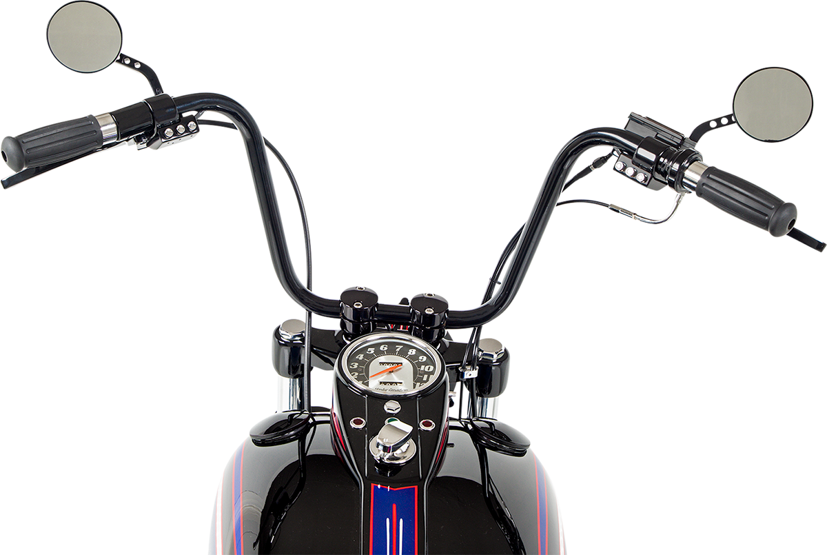 Khrome Werks 1" Handlebar - Ape Hanger - 10" - ETC - Black