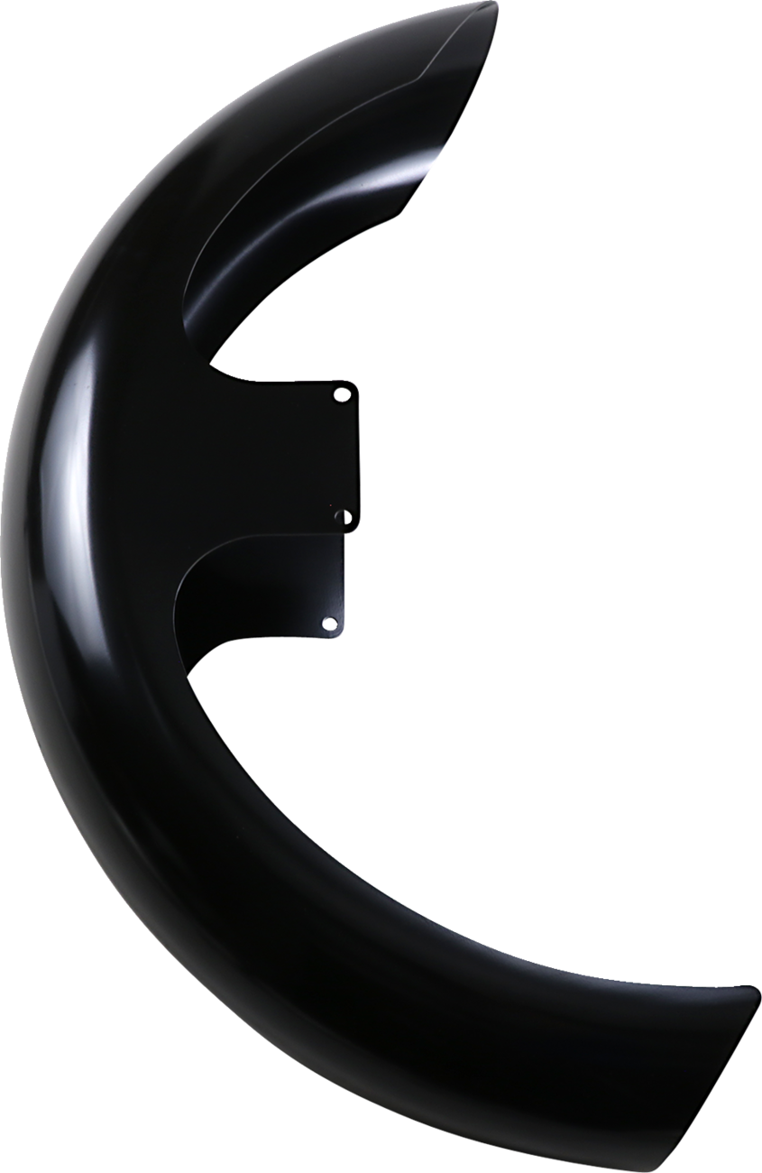Klock Werks Slicer Front Fender - Black - 21" - HD Touring/Trike
