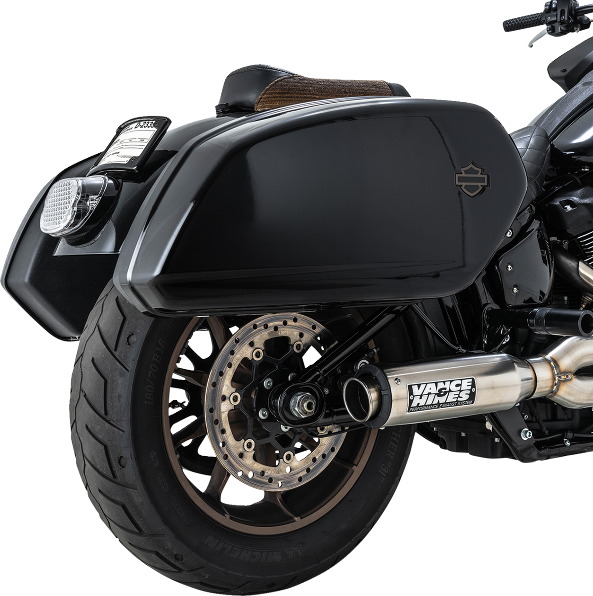 Vance & Hines 2-Into-1 Supersport Exhaust System - Brushed - Softail