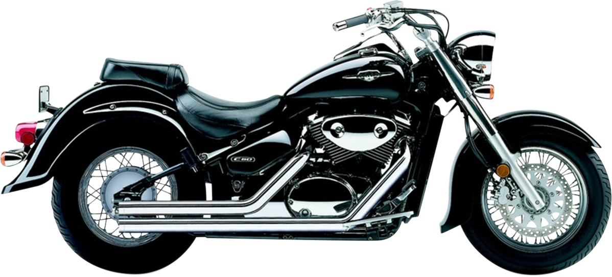Cobra Streetrod Straight Cut Exhaust System - Chrome