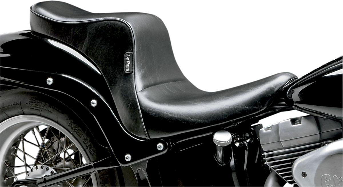 Le Pera Cherokee Seat - Smooth - Black - FXST/FLST '06-'17