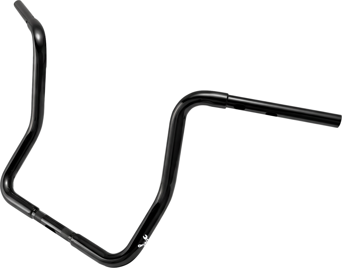 Burly Brand 1-1/4" Bagger Ape Hanger Handlebar - Touring - 15" - Black