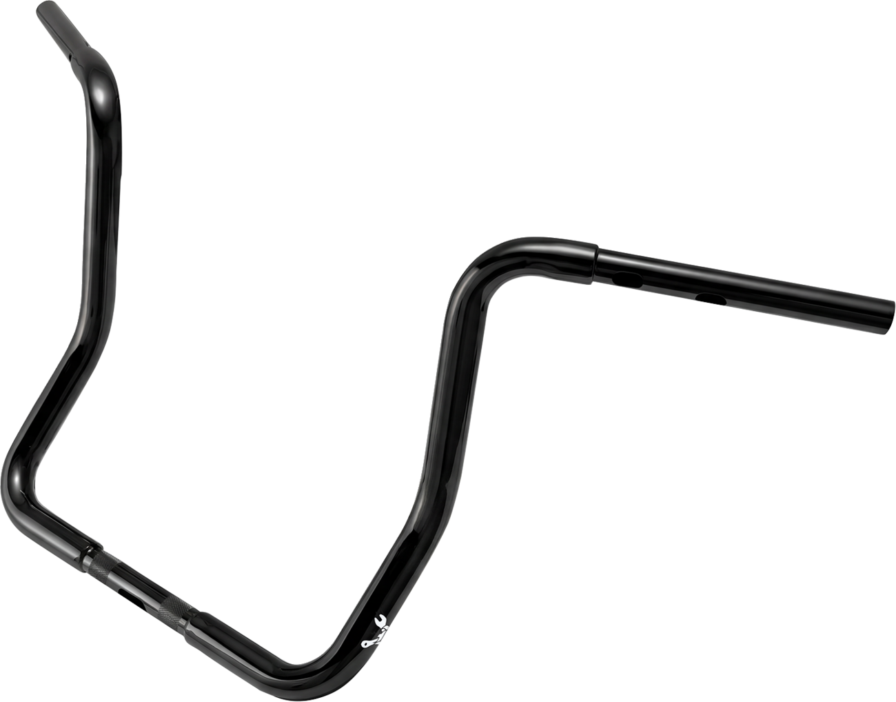 Burly Brand 1-1/4" Bagger Ape Hanger Handlebar - Touring - 15" - Black