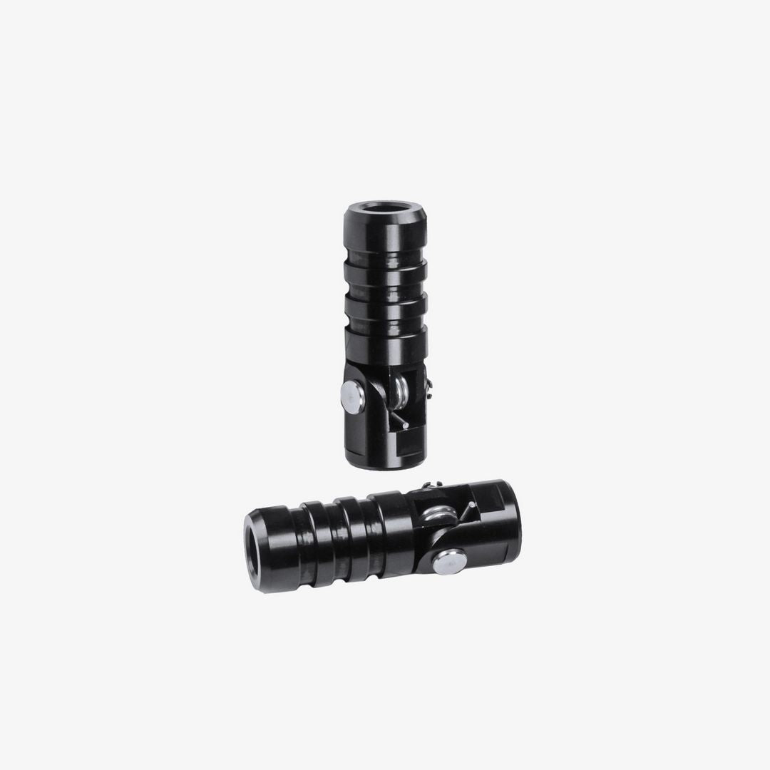 Bonamici Racing Pair Of Striped Fold Up Toe Pegs