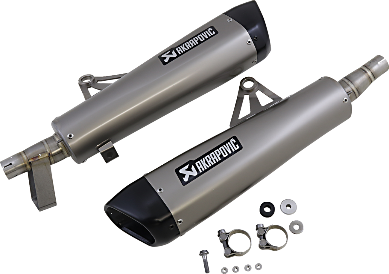 Akrapovic Titanium Mufflers