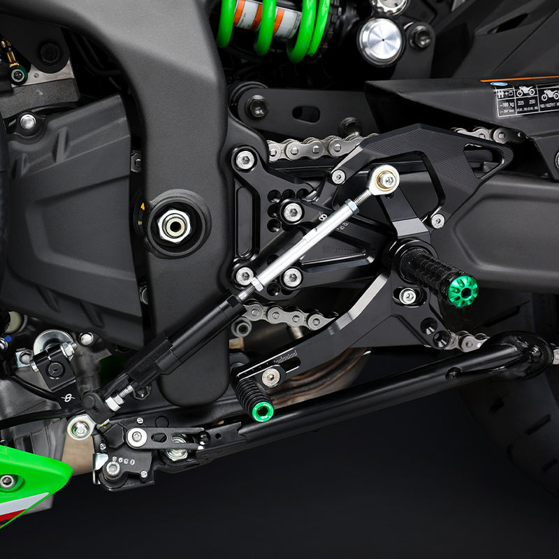 Bonamici Racing Adjustable Rearsets - Kawasaki ZX-4R - ZX-4RR