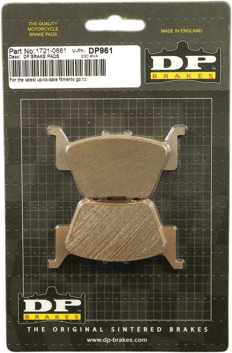 DP Brakes Standard Brake Pads - Honda