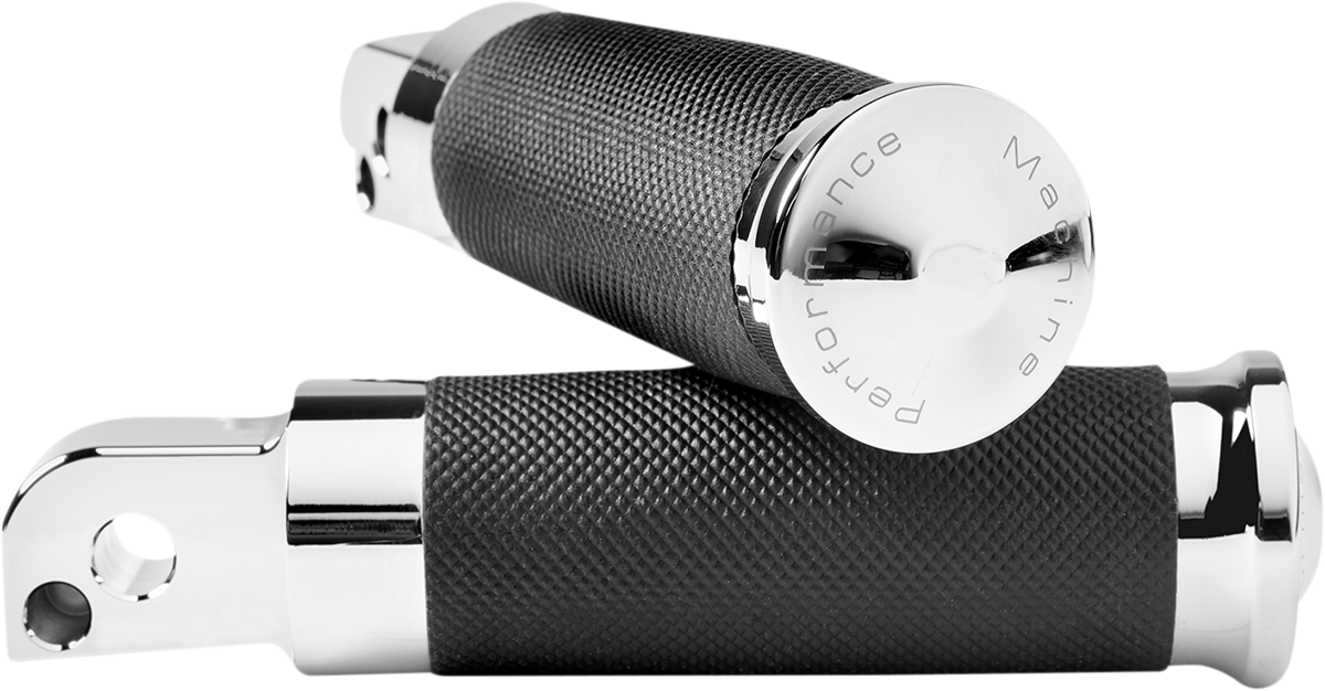 Performance Machine (PM) Contour Foot Pegs - Chrome - Passenger - M8