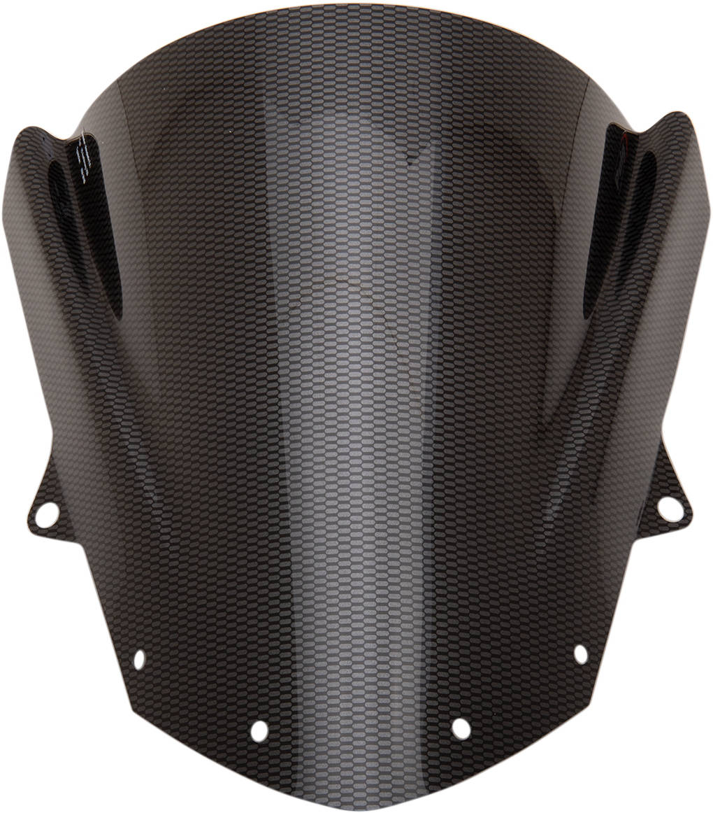PUIG HI-Tech Parts Race Windscreen - 13-3/4" - Carbon - ZX-6R