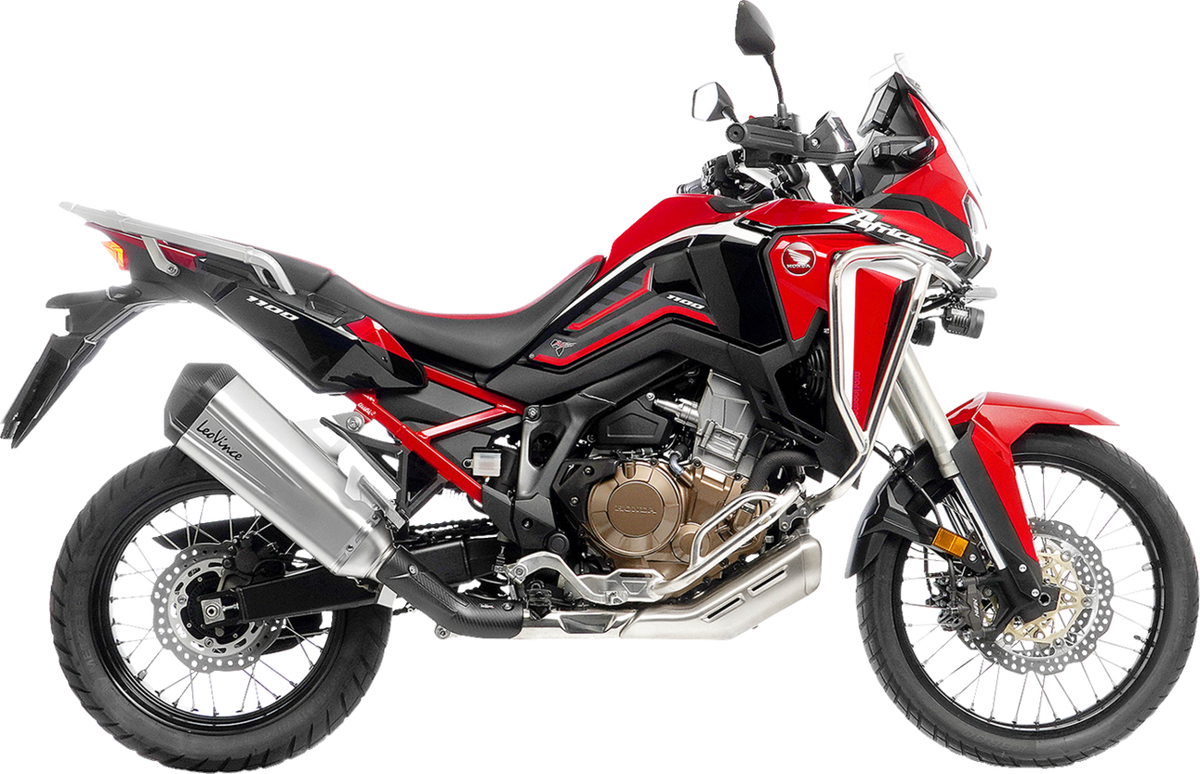 LeoVince LV-12 R Slip-On Muffler - Stainless Steel - Honda CRF1100