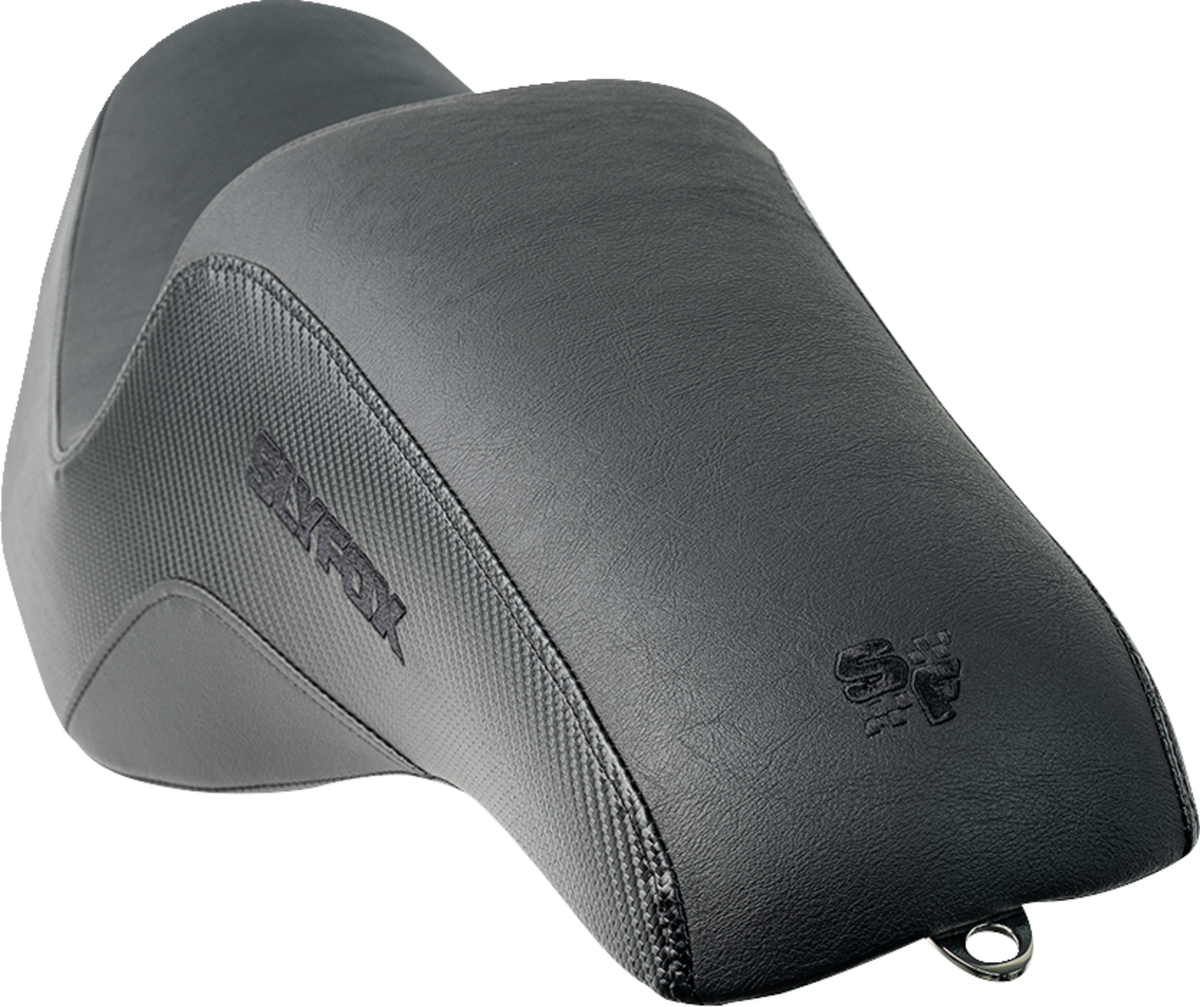 Slyfox Drifter Tour Seat - Vinyl W/ Slipstop - Black Logo - FL '23-'24