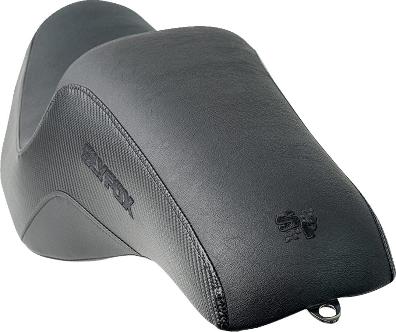 Slyfox Drifter Tour Seat - Vinyl W/ Slipstop - Black Logo - FL '23-'24