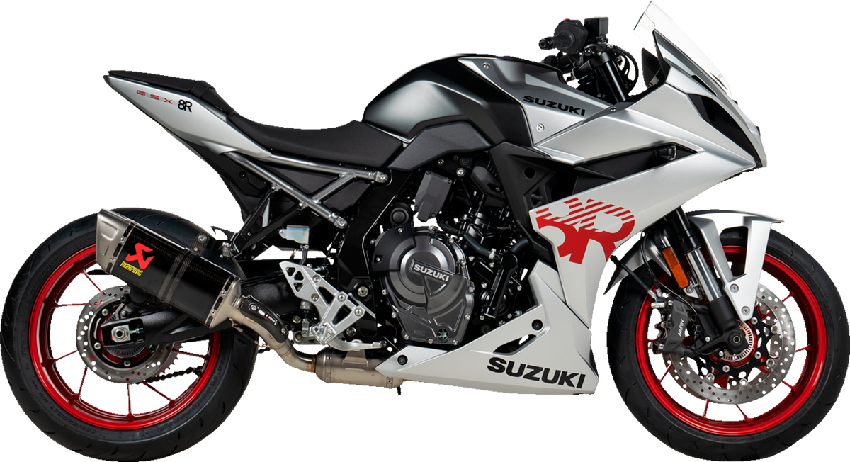 Akrapovic Racing Line Exhaust System - Carbon Fiber - Suzuki GSX-8S & GSX-8R