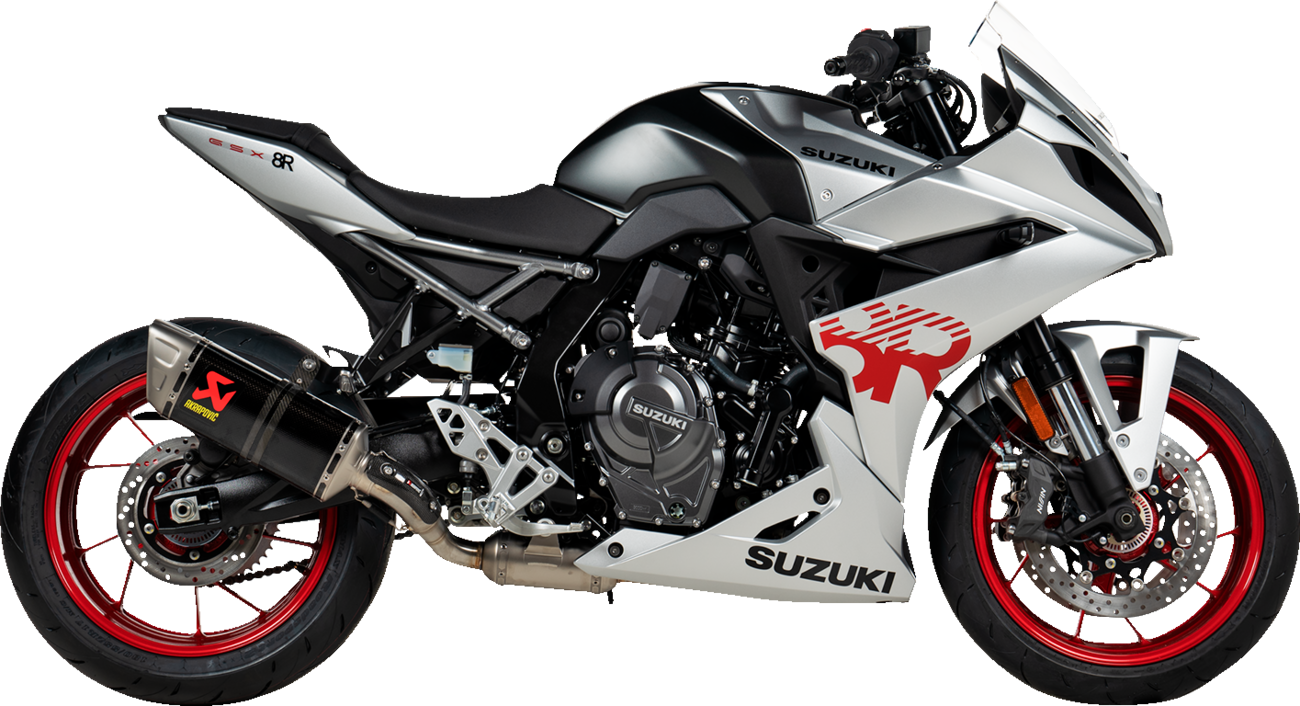 Akrapovic Racing Line Exhaust System - Carbon Fiber - Suzuki GSX-8S & GSX-8R