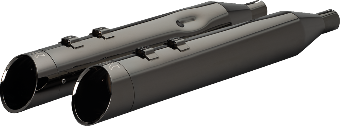 Khrome Werks 4-1/2" HP-Plus® Slip-On Mufflers With Edge Tip - Eclipse® - M8