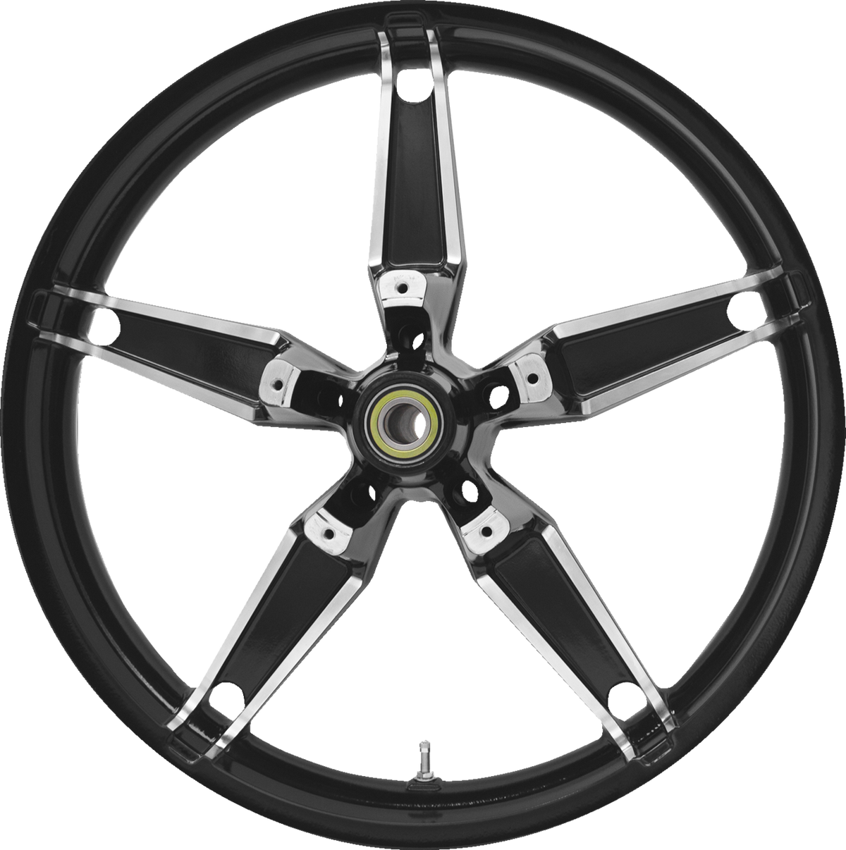 Coastal Moto Wheel - Daytona - Front - Dual Disc/Without ABS - Black Cut - 21x3.5