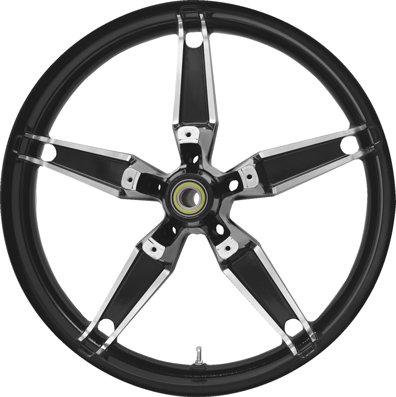 Coastal Moto Wheel - Daytona - Front - Dual Disc/Without ABS - Black Cut - 21x3.5