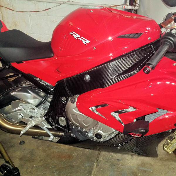 Ilmberger Carbon Fiber Frame Cover Set for S1000RR 2015-2018