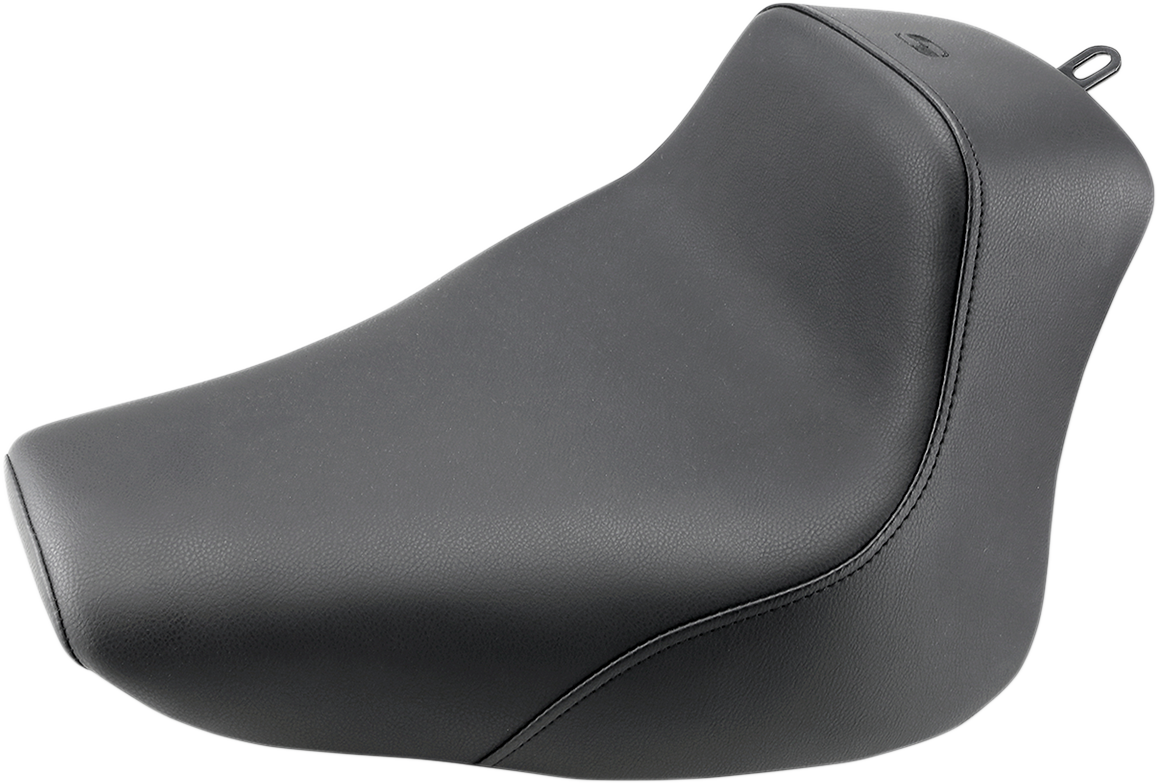 Saddlemen Heels Down Solo Seat - Without Backrest - Plain - Black