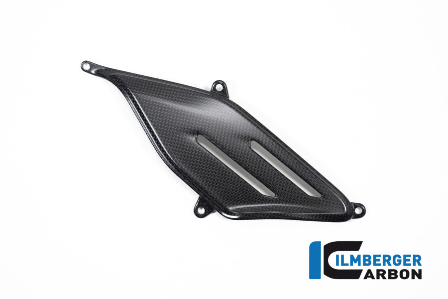 Ilmberger Carbon Panel On The Exhaust Cover On The Right Belly Pan Ducati Panigale V4 S From 2022 - Matte / Plain