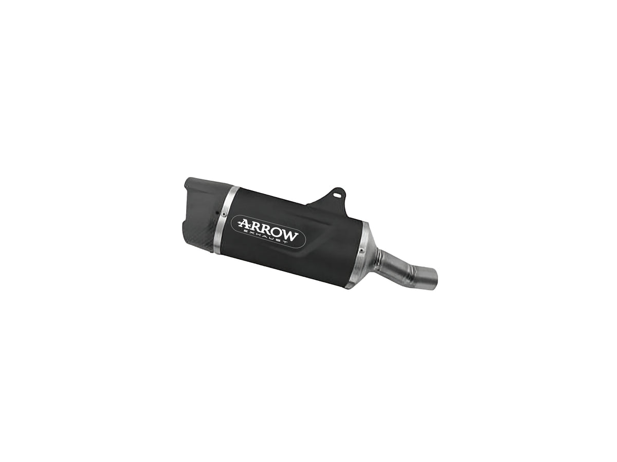 Arrow 71959AKN Indy Race Evo Aluminium Dark Slip On With Carbon End Cap