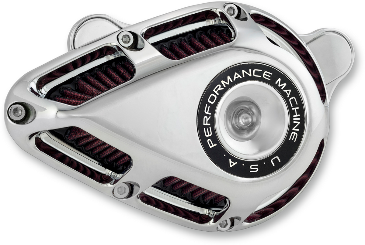 Performance Machine (PM) Jet Air Cleaner Kit - Chrome
