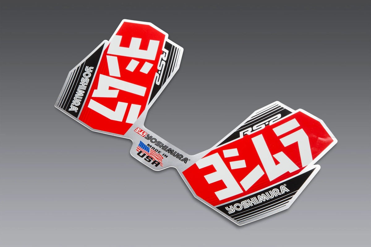 Yoshimura RS-2 Muffler Wrap Around Decal Off-Road