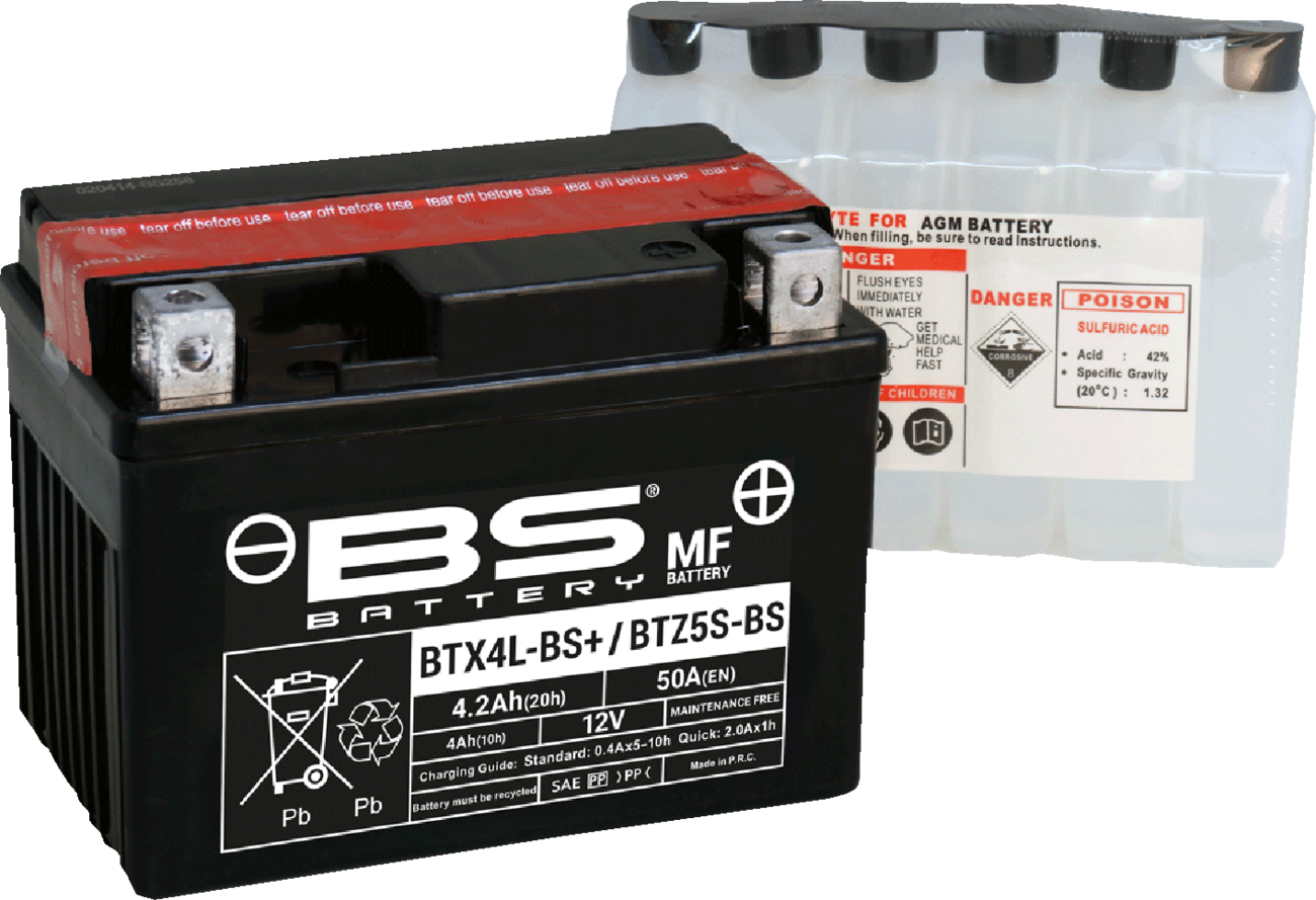 BS Battery Battery - BTZ5S-BS / BTX4L-BS (YTZ / YTX)