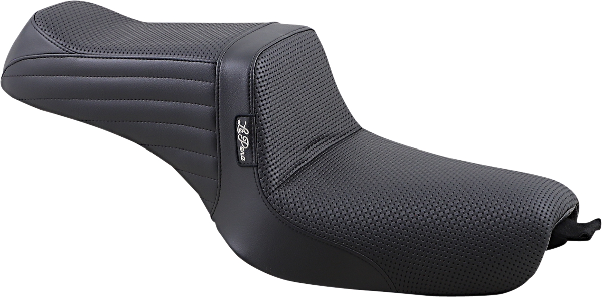Le Pera Tailwhip Seat - Basketweave - Black - XL '10-'22