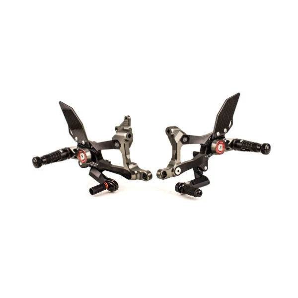 Gilles Tooling MUE2 Adjsutable Racing Rear Sets For Panigale V4 V4S V4R
