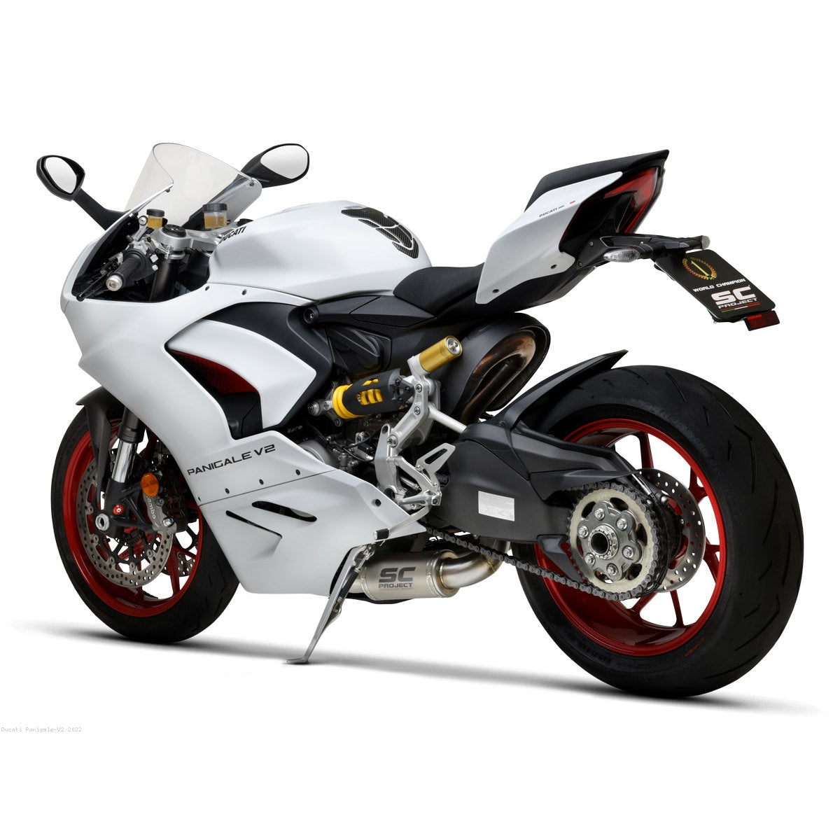 SC Project CRT Carbon Slip On Exhaust for Panigale V2