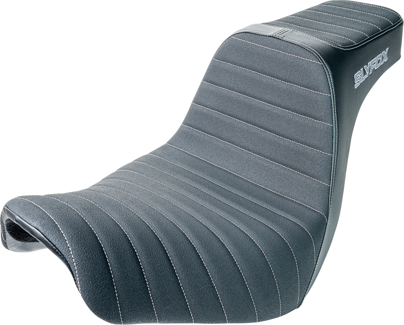 Slyfox High Noon Seat - Vinyl - Classic Stitch - Silver Logo - FL/FX '18-'24