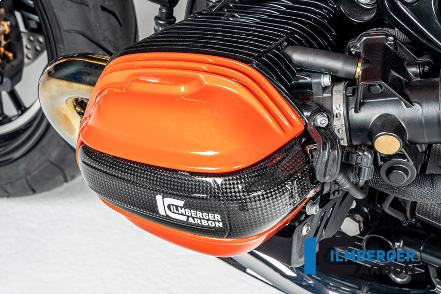 Ilmberger Carbon Spark Plug Cap Cover Left BMW R12 NineT - Gloss / Twill