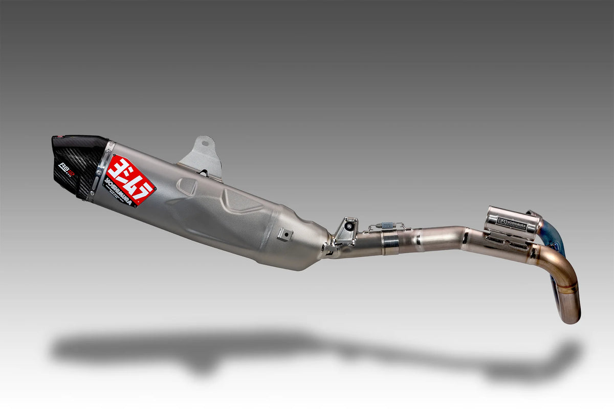 Yoshimura CRF450R/RX 2027 RS-12evo Titanium Full Exhaust, W/ Titanium Muffler