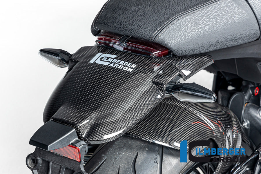 Ilmberger Carbon License Plate Fender Cover BMW R12 NineT - Gloss / Twill