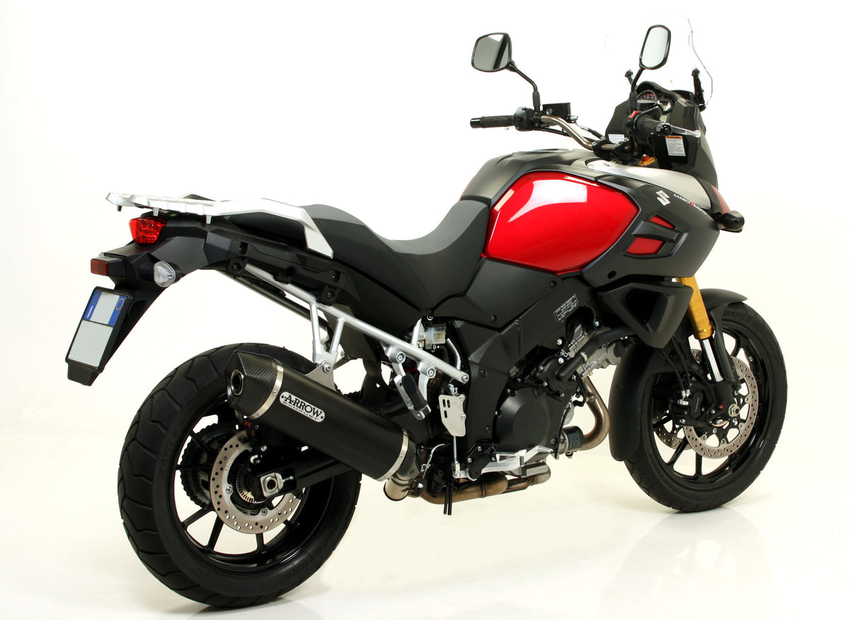Maxi Race-Tech Aluminium Dark" Slip On With Carbon End Cap"