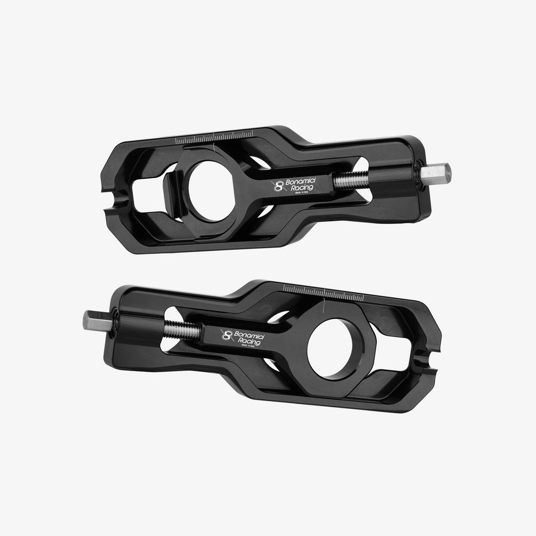 Bonamici Racing Chain Adjuster - Yamaha YZF R1 - MT-10 - BLACK
